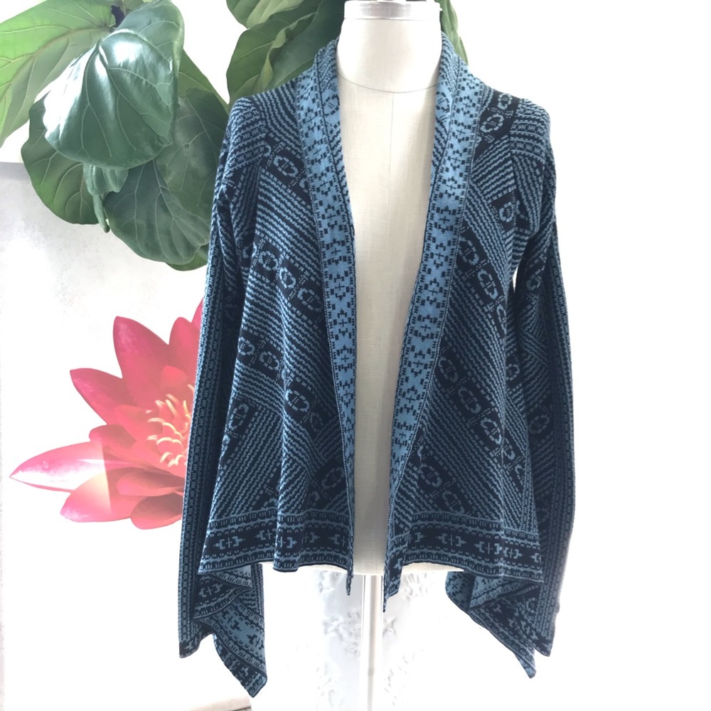 Wendy Bellissimo aztec print maternity cardigan